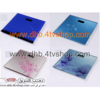 ميزان حمام ملون او Bathroom Scale زجاجى حمولة 180 ك